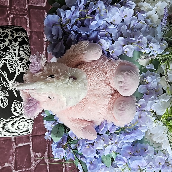 Warmies Pink and White Unicorn - Picture 1 of 11
